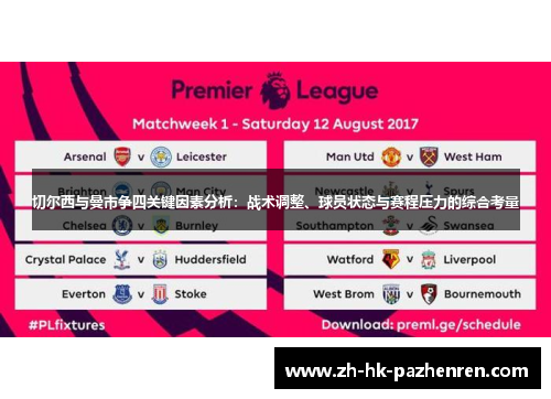 切尔西与曼市争四关键因素分析：战术调整、球员状态与赛程压力的综合考量