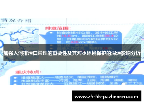 加强入河排污口管理的重要性及其对水环境保护的深远影响分析 加强入河排污口管理的重要性及其对水环境保护的深远影响分析